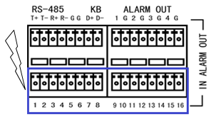 報(bào)警輸入切勿接電壓 報(bào)警輸入切勿接電壓